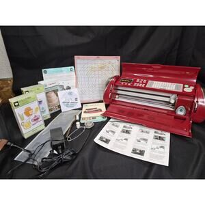 Cricut Cake Machine Red Full Size with Cartridge,Cutting Mat, And Lots Of Extras